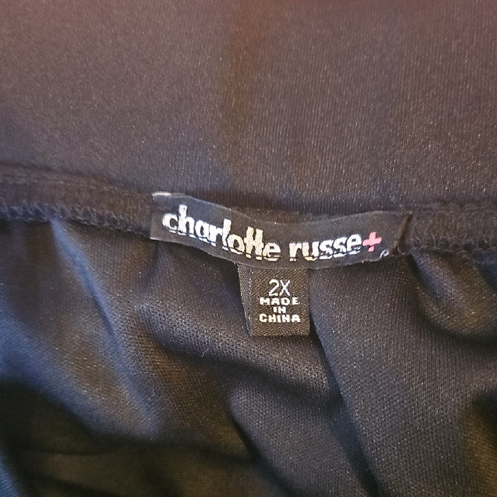 Charlotte Russe Black A-Line Tulle Skirt - Picture 2 of 4